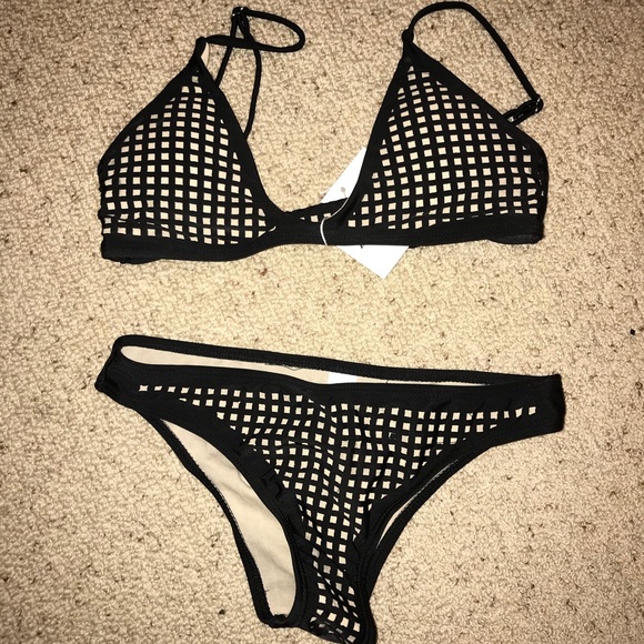 Other - Square Laser Cut Bikini Top and Bottoms